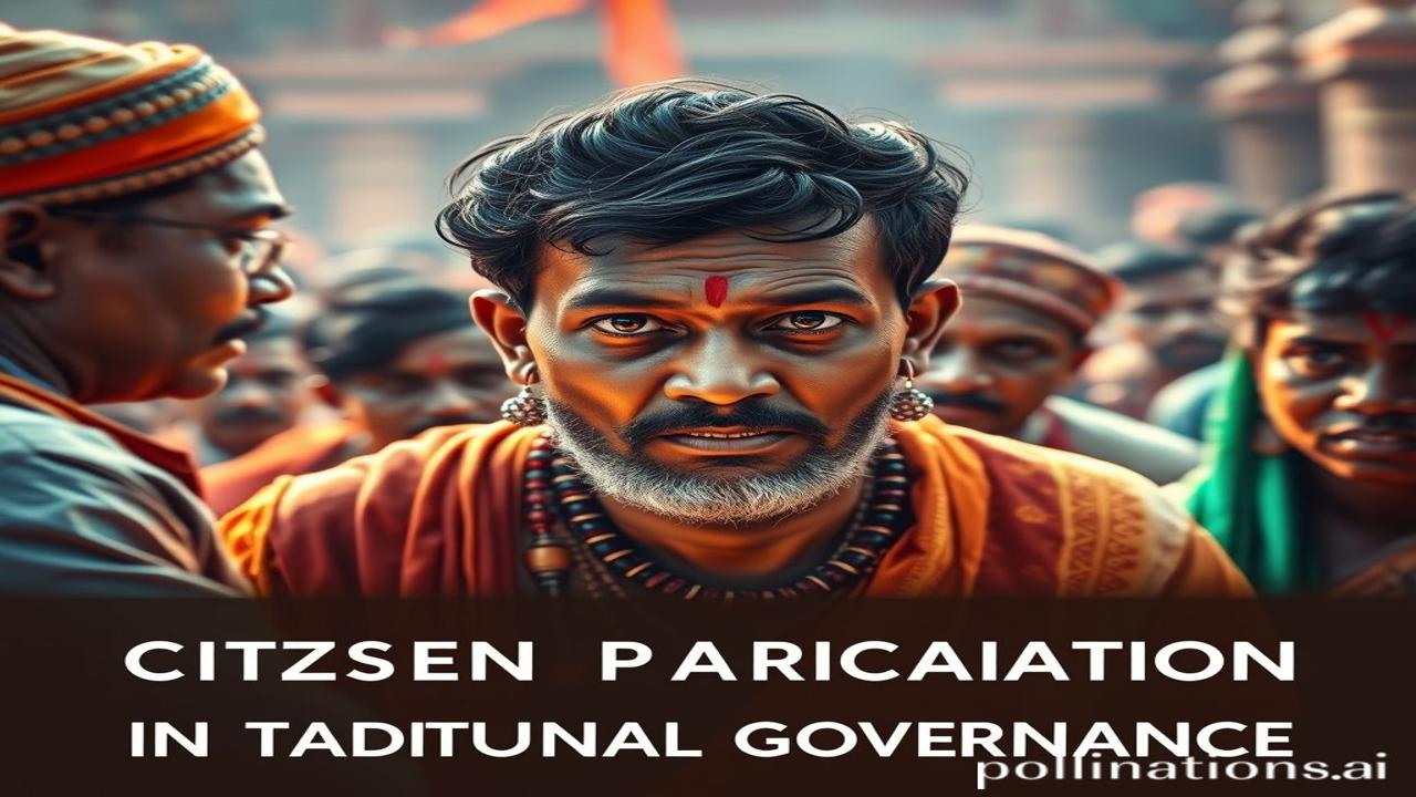 Citizen Participation in Traditional Governance,Governance,Governance,governance,citizen,participation,traditional,