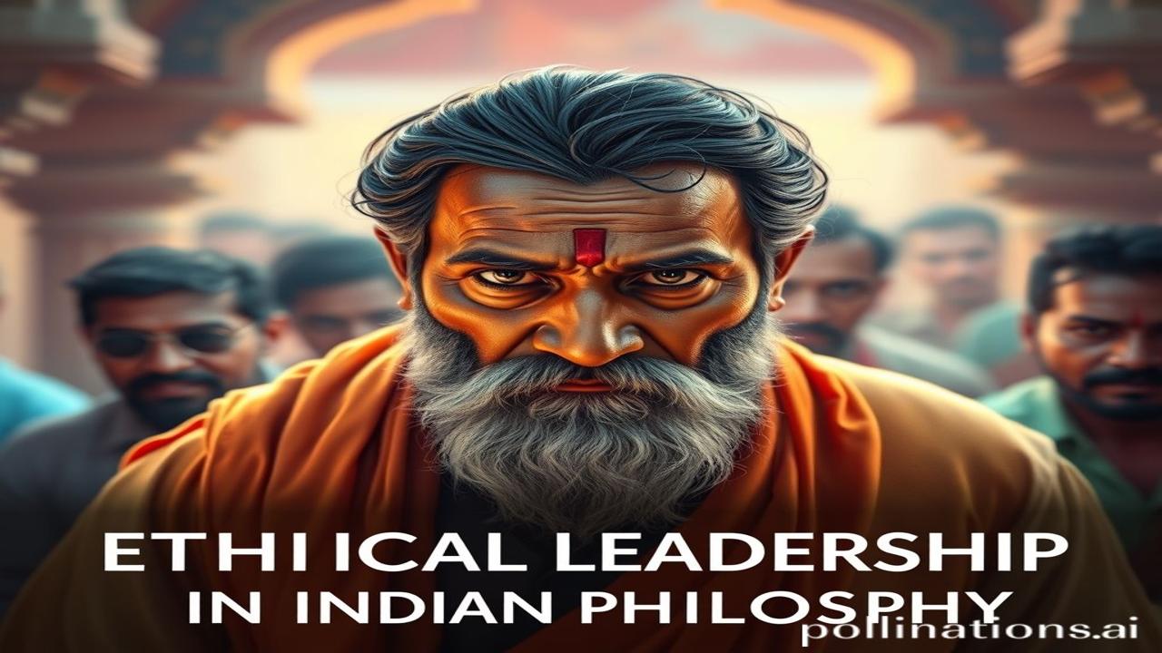 Ethical Leadership in Indian Philosophy,Ethics & Values,Ethics & Values,ethics-values,leadership,philosophy,principles,