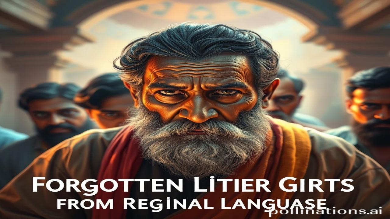 Forgotten Literary Giants from Regional Languages,Literature,Literature,literature,giants,regional,languages,