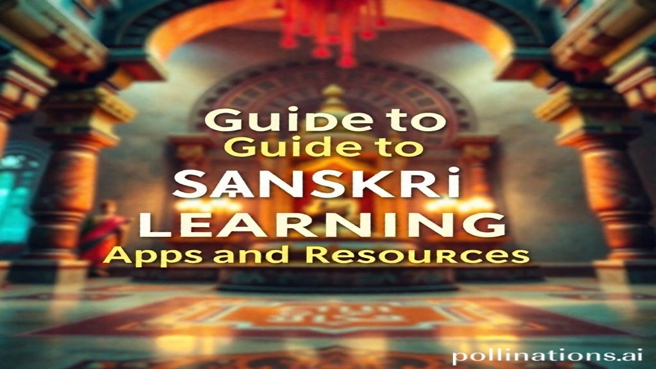Guide to Sanskrit Learning Apps and Resources,Education,Education,education,sanskrit,language,apps,
