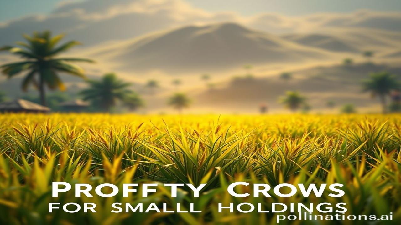 Profitable Crops for Small Land Holdings,Agriculture,Agriculture,agriculture,small-farmers,profitable,crops,
