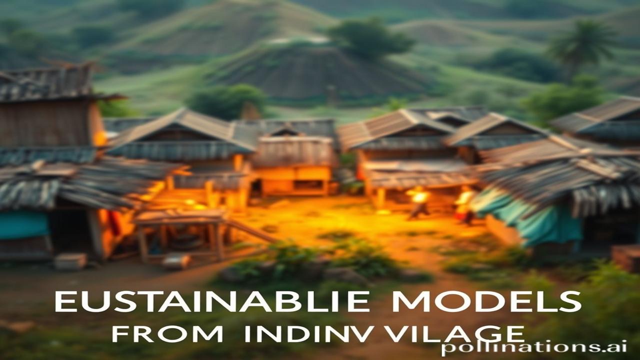 Sustainable Economic Models from Indian Villages,Economics,Economics,economics,sustainable,models,villages,